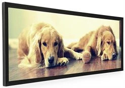 Black Panoramic Print Frame For 40" X 13-1/2" Pictures