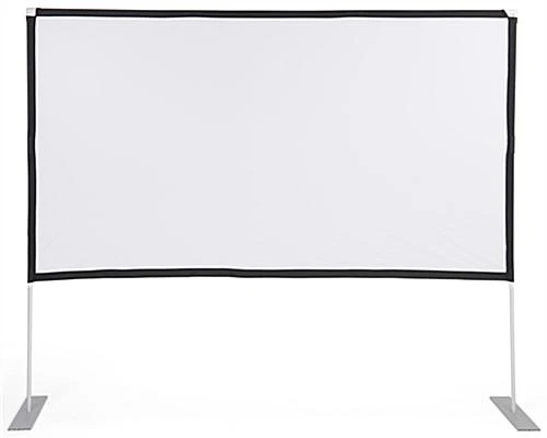 88 x 78 Projector Screen w/ Outdoor Stand & Ground Stakes, 100 in. Diagonal - White 88 X 78 Projector Screen W/ Outdoor Stand & Ground Stakes, 100 In. Diagonal - White -Displays2go Shop pps100in.ra1 preview