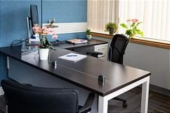 12 X 30 Divider Panel, Acrylic, Dry Erase, Permanent Mounting – Clear -Displays2go Shop privwb1230.ra4 preview