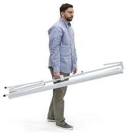 63 X 36 Projector Screen With Tripod Stand, 72-inch Retractable Screen - Black -Displays2go Shop prstri72.ra9 preview