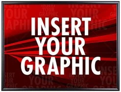 12 X 24 Poster Frame For Wall, Snap Open, 32mm Profile - Black -Displays2go Shop qc3648blk.ra6 preview