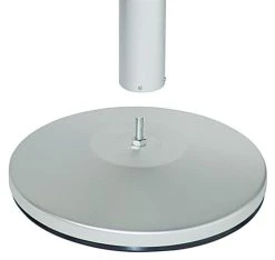 QueuePole.Economy 41.5" Silver Stanchion Post With 6.5' Gray Retractable Belt -Displays2go Shop rccalgray5.ra2 preview