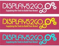 QueuePole.Economy 41.5" Black Stanchion Post W/ 6.5' Pink Belt - 1 Color Printing -Displays2go Shop rccblt1pnk.ra5 preview