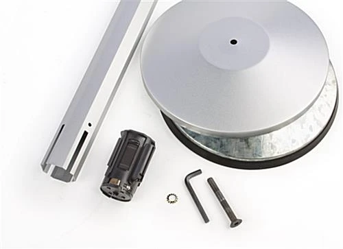 QueuePole Octagonal 40.25" Silver Stanchion Post w/ 9.5' Black Retracting Belt QueuePole Octagonal 40.25" Silver Stanchion Post W/ 9.5' Black Retracting Belt -Displays2go Shop rccoctsvbk.ra1 preview