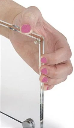 4 X 12 Wall Sign Holder With Acrylic Plates, Silver Standoffs - Clear -Displays2go Shop rso.ra4 preview 1