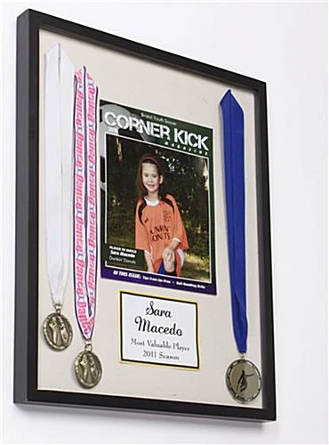 17 x 21 Shadow Box for Wall Mount with Foam Backing, Includes 8 Pins - Black 17 X 21 Shadow Box For Wall Mount With Foam Backing, Includes 8 Pins - Black -Displays2go Shop sbf1620ll.rw preview