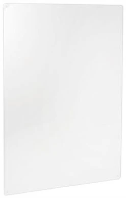 Sneeze Shield, Hanging Or Countertop, Acrylic, Single Panel - Clear