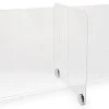 44"L X 22"W X 20"H Multi-Section Acrylic Table Divider- Clear