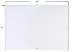 Acrylic Sneeze Shield W/ Adjustable Gooseneck Arm - Clear -Displays2go Shop smsdsfaab1.ra4 preview