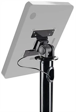 Tablet Stand With Rotating Bracket, VESA 75x75 & 100x100, Cord Management - Black -Displays2go Shop spavcrdbk.ra3 preview