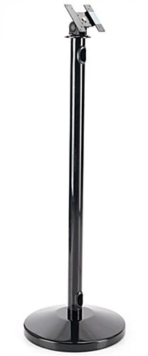 Tablet Stand With Rotating Bracket, VESA 75x75 & 100x100, Cord Management - Black