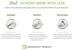 Tablet Stand With Rotating Bracket, VESA 75x75 & 100x100, Cord Management - Black -Displays2go Shop steelsustainablematerial preview 2