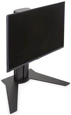 Desktop Monitor Stand For 10"-32” Screens, Adjustable Height - Black