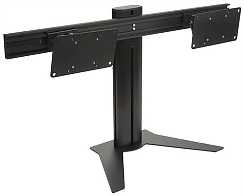 Desktop Dual Monitor Stand for 10"-32” Screens, Adjustable Height - Black Desktop Dual Monitor Stand For 10"-32” Screens, Adjustable Height - Black -Displays2go Shop tblmmd32.ra1 preview