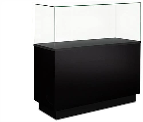 48" Airtight Glass Display Case with Locking Lift-Off Top, Ships Assembled - Black 48" Airtight Glass Display Case With Locking Lift-Off Top, Ships Assembled - Black -Displays2go Shop tmu40048dc.rw preview