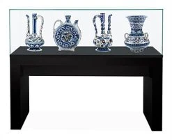 48" Airtight Glass Display Table With Locking Lift-Off Top, Ships Assembled - Black -Displays2go Shop tmu41048dc.ra3 preview
