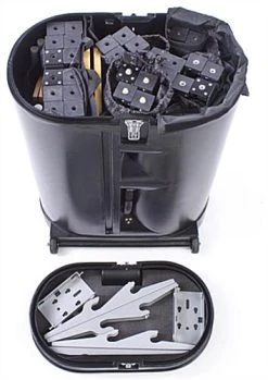 10x10 Trade Show Booth Kit W/ 3 Counters, 2 Truss TV Mounts - Black -Displays2go Shop trusslcdpulg.ra3 preview