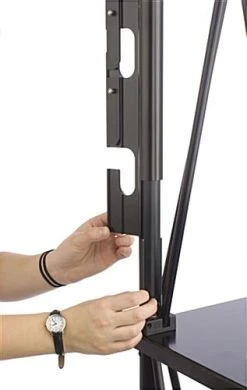 10x10 Trade Show Booth Kit W/ 3 Counters, 2 Truss TV Mounts - Black -Displays2go Shop trusslcdpulg.ra6 preview