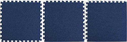 10' x 10' Interlocking Carpeted Foam Mat - Blue 10' X 10' Interlocking Carpeted Foam Mat - Blue -Displays2go Shop ts10nblec.ra3 preview