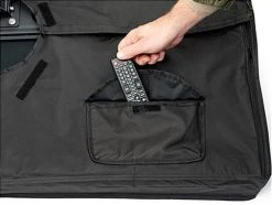 Outdoor TV Cover For 46" - 48" Screens With Water-Resistant Coating - Black -Displays2go Shop tvcovr42.ra3 preview 2