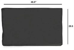 Outdoor TV Cover For 46" - 48" Screens With Water-Resistant Coating - Black -Displays2go Shop tvcovr46.ra1 preview