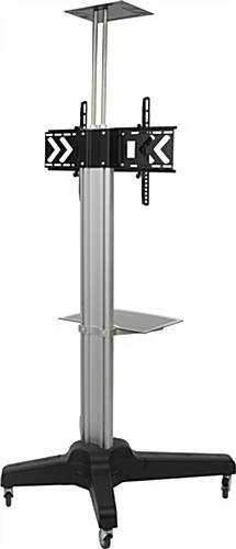 TV Stand with Camera & AV Shelf, Fits Monitors 32”-65”, Height Adjustable TV Stand With Camera & AV Shelf, Fits Monitors 32”-65”, Height Adjustable -Displays2go Shop tvjt225tb2.ra2 preview