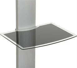 TV Stand With Camera & AV Shelf, Fits Monitors 32”-65”, Height Adjustable 3 TV Stand With Camera & AV Shelf, Fits Monitors 32”-65”, Height Adjustable -Displays2go Shop tvjt225tb2.ra3 preview