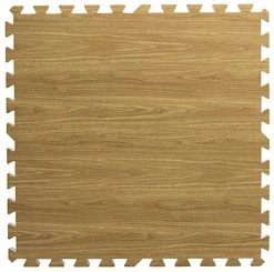 10' X 10' Interlocking Foam Mat – Light Wood Grain -Displays2go Shop wdlglg.ra1 preview