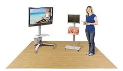 10' X 10' Interlocking Foam Mat – Light Wood Grain -Displays2go Shop wdlglg.rw preview