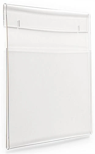 Workshop Series 14 x 11 Acrylic Sign Holder for Wall Mount, Side Insert - Clear Workshop Series 14 X 11 Acrylic Sign Holder For Wall Mount, Side Insert - Clear -Displays2go Shop wm1411.ra1 preview