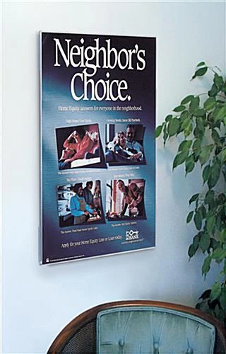 Workshop Series 18 x 24 Acrylic Wall Poster Frame, Side Insert, with Bracket - Clear Workshop Series 18 X 24 Acrylic Wall Poster Frame, Side Insert, With Bracket - Clear -Displays2go Shop wmph1824.rw preview