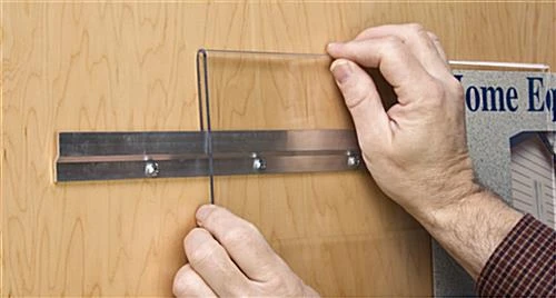 Workshop Series 36 x 48 Acrylic Wall Poster Frame, Side Insert, with Bracket - Clear Workshop Series 36 X 48 Acrylic Wall Poster Frame, Side Insert, With Bracket - Clear -Displays2go Shop wmph3648.ra1 preview