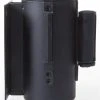 QueuePole.Economy Wall Mounted Retractable 7' Stanchion Belt - Black