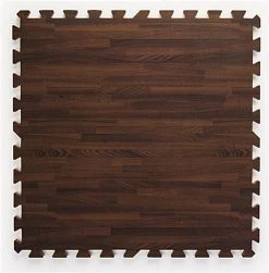 10’ X 10’ Interlocking Foam Mats, Set Of 26 Flooring Tiles - Cherry Wood Grain -Displays2go Shop wommchch.ra2 preview