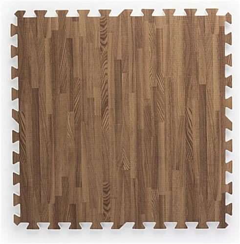 10’ x 10’ Interlocking Foam Mats, 26 Flooring Tiles - Cherry & Dark Oak Wood Grain 10’ X 10’ Interlocking Foam Mats, 26 Flooring Tiles - Cherry & Dark Oak Wood Grain -Displays2go Shop wommdolo ra2 preview
