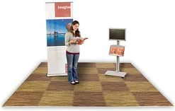 10’ X 10’ Interlocking Foam Mats, 26 Flooring Tiles - Dark & Light Oak Wood Grain 3 10’ X 10’ Interlocking Foam Mats, 26 Flooring Tiles - Dark & Light Oak Wood Grain -Displays2go Shop wommdolo rw preview