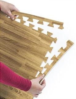 10’ X 10’ Interlocking Foam Mats, 26 Flooring Tiles - Dark & Light Oak Wood Grain 5 10’ X 10’ Interlocking Foam Mats, 26 Flooring Tiles - Dark & Light Oak Wood Grain -Displays2go Shop wommlolo.ra5 preview