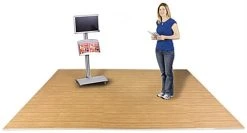 10’ X 10’ Interlocking Foam Mats, Set Of 26 Flooring Tiles - Light Oak Wood Grain -Displays2go Shop wommlolo rw preview