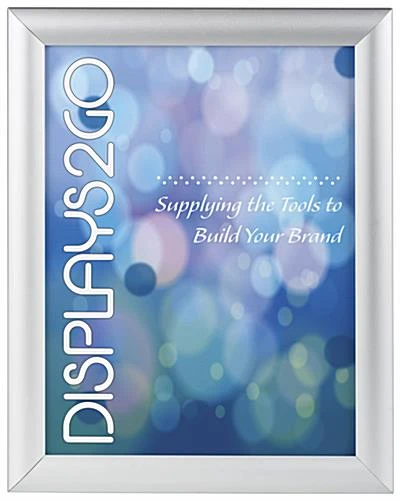 8.5 x 11 Sign Holder for Wall Mount or Tabletop Use, Snap Open, Aluminum - Silver 8.5 X 11 Sign Holder For Wall Mount Or Tabletop Use, Snap Open, Aluminum - Silver -Displays2go Shop wsnf8511sv ra2 preview