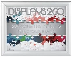 8.5 X 11 Sign Holder For Wall Mount Or Tabletop Use, Snap Open, Aluminum - Silver 3 8.5 X 11 Sign Holder For Wall Mount Or Tabletop Use, Snap Open, Aluminum - Silver -Displays2go Shop wsnf8511sv ra3 preview